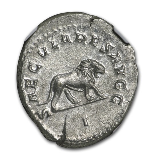 Roman Dbl. Denarius Phillip I Secular Games (244-249 AD) NGC MS Roman Dbl. Denarius Phillip I Secular Games (244-249 AD) NGC MS