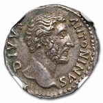 Roman Denarius Antoninus Pius (138-161 AD) CH XF NGC (Random)