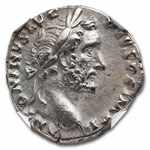 Roman Denarius Antoninus Pius (138-161 AD) XF NGC (Random)