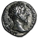 Roman Denarius Emperor Marcus Aurelius XF (161-180 AD)