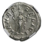 Roman Denarius Julia Mamaea (222-235 AD) Ch-AU NGC