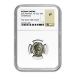 Roman Denarius Julia Mamaea VF NGC (222-235 AD)