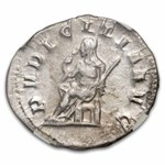 Roman Double Denarius Herennia Etruscilla (249-253 AD) AU NGC