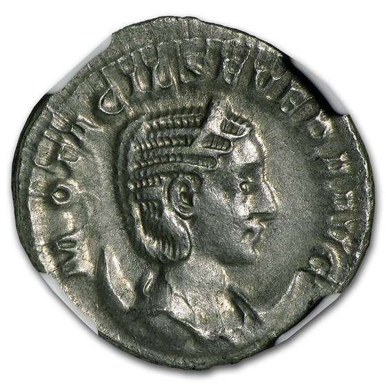 Roman Double Denarius Otacilia Severa NGC CH XF (244-249 AD) Roman Double Denarius Otacilia Severa NGC CH XF (244-249 AD)