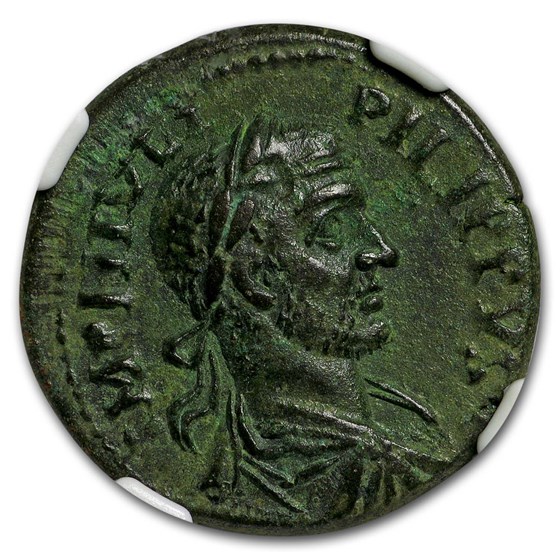 Roman Egypt AE 24 Emperor Phillip I (244-249 AD) Ch XF* NGC Roman Egypt AE 24 Emperor Phillip I (244-249 AD) Ch XF* NGC