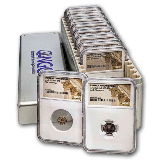 Roman Empire 10-Coin Ancient NGC Certified Starter Set