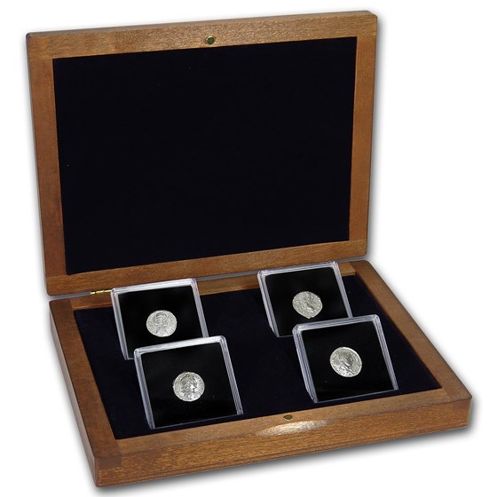 Roman Empire 4-Coin AR Denarius Set the Severan Dynasty Roman Empire 4-Coin AR Denarius Set the Severan Dynasty
