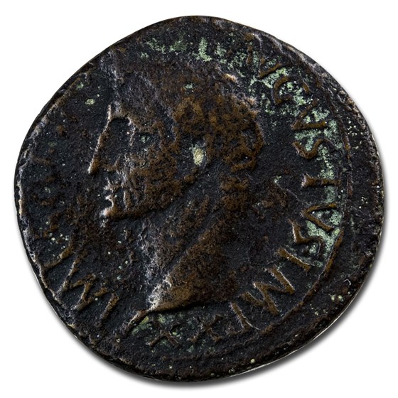 Roman Empire AE As Emp Augustus (15 BC) Fine (RIC I 389) Roman Empire AE As Emp Augustus (15 BC) Fine (RIC I 389)