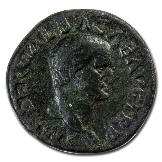 Roman Empire AE As Emp Galba (68 AD) Ch Fine (RIC I 328) Roman Empire AE As Emp Galba (68 AD) Ch Fine (RIC I 328)