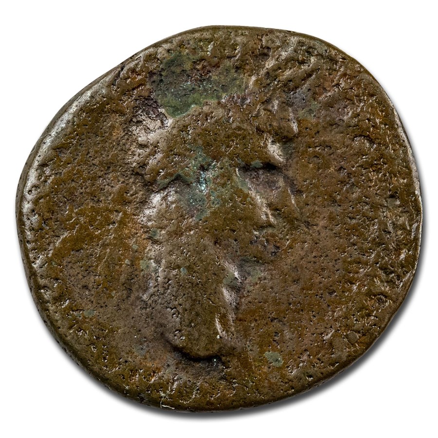 Roman Empire AE As Emp Nerva 96-98 AD Good-Fine