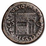 Roman Empire AE As Nero (54-68 AD) VG (RIC I 347)