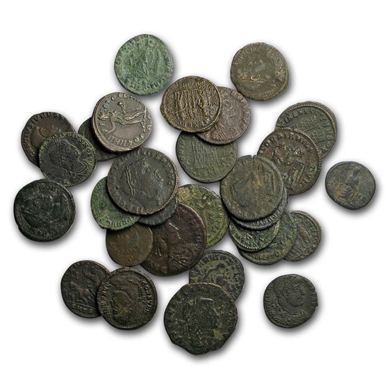 Roman Empire AE Bronze Successors of Constantine 320-423 AD VF-XF
