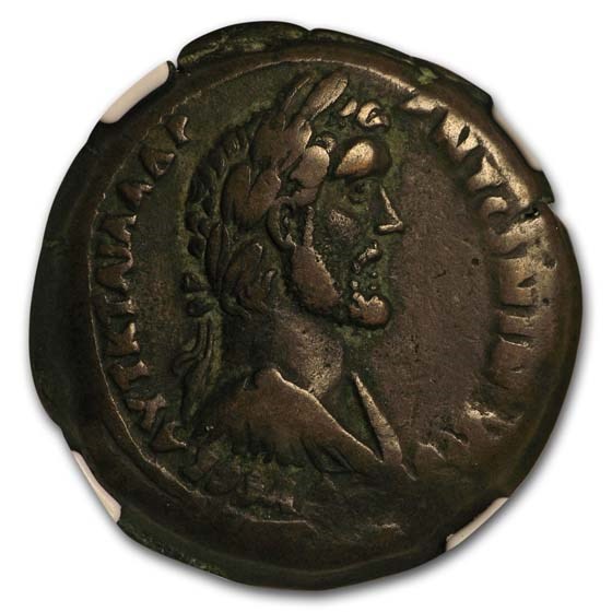Roman Empire AE Drachm Antoninus Pius (138-161 AD) Ch VF* NGC Roman Empire AE Drachm Antoninus Pius (138-161 AD) Ch VF* NGC
