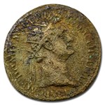 Roman Empire AE Dupondius Domitian 92-94 AD Ch Fine (RIC II 754)