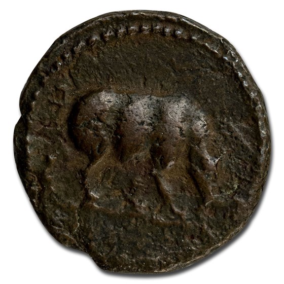 Roman Empire AE Quadrans Emp Domitian 81-96 AD VF (RIC II 434) Roman Empire AE Quadrans Emp Domitian 81-96 AD VF (RIC II 434)