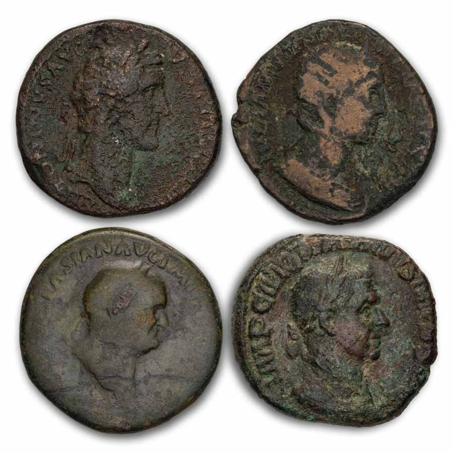 Roman Empire AE Sestertius (23 BC- 3rd century AD) (Random Coin)