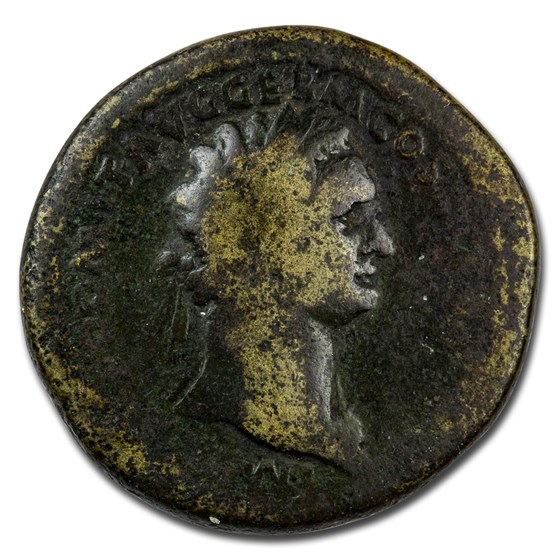 Roman Empire AE Sestertius Emp Domitian 81 AD Good (RIC II 278) Roman Empire AE Sestertius Emp Domitian 81 AD Good (RIC II 278)
