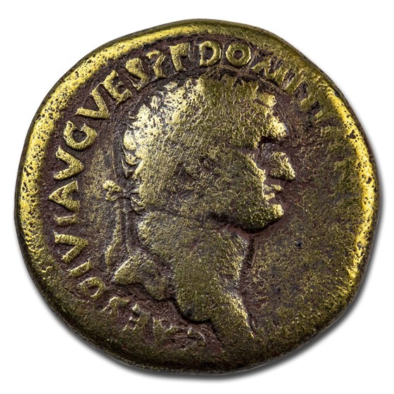 Roman Empire AE Sestertius Emp Domitian 82 AD VG (RIC II 837) Roman Empire AE Sestertius Emp Domitian 82 AD VG (RIC II 837)