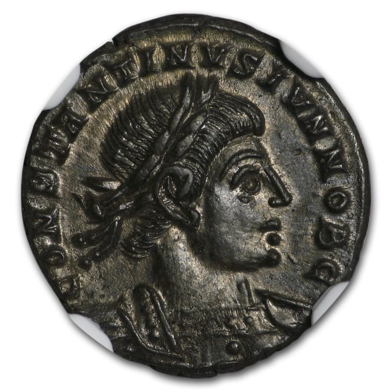 Roman Empire AE3/4 Emperor Constantine II (337-340 AD) MS NGC Roman Empire AE3/4 Emperor Constantine II (337-340 AD) MS NGC