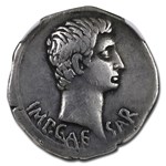 Roman Empire AR Cistophorus Augustus 25-20 BC VF NGC (RIC I 480)