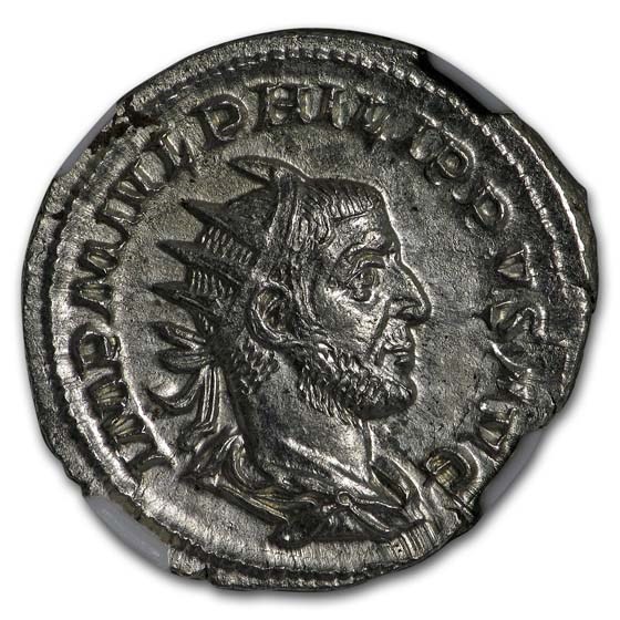 Roman Empire AR Dbl. Denarius Phillip I (244-249 AD) NGC MS Roman Empire AR Dbl. Denarius Phillip I (244-249 AD) NGC MS