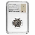 Roman Empire AR Dbl Denarius Valerian I (253-260 AD) XF NGC
