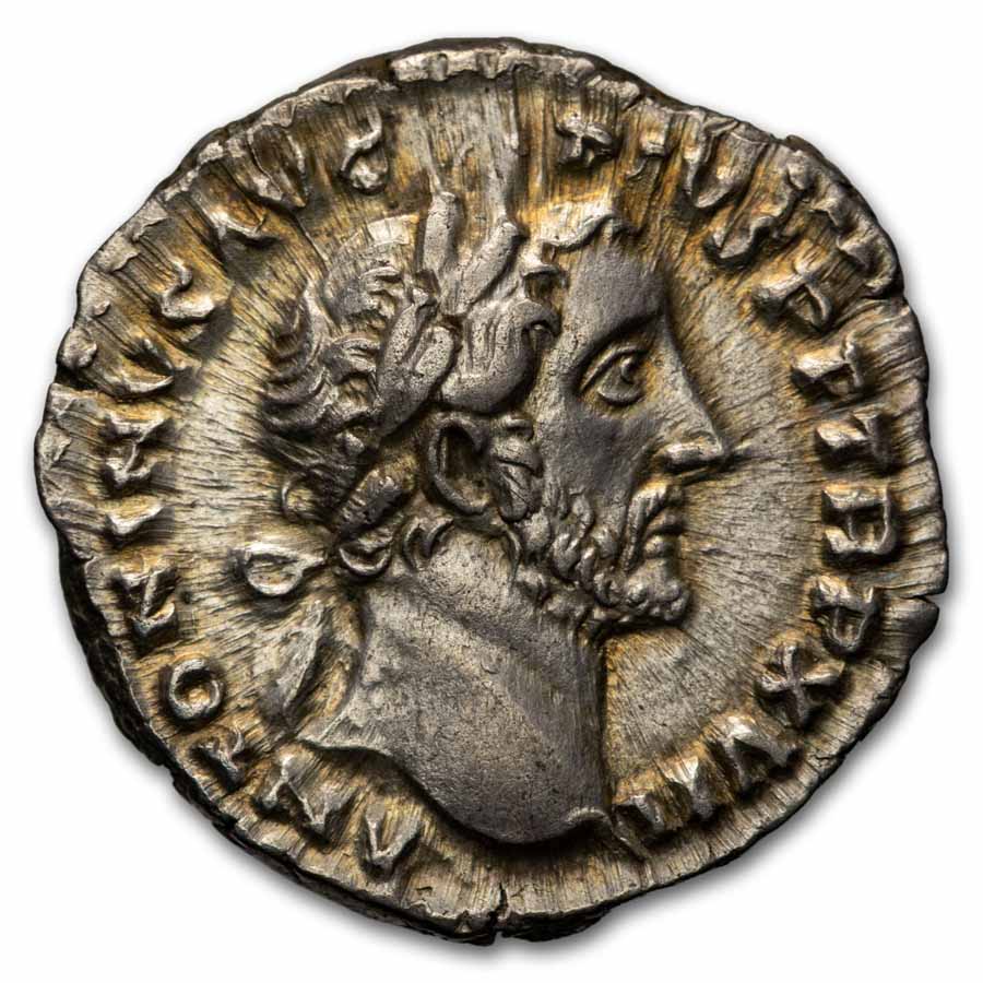 Buy Roman Silver Denarius Marcus Aurelius (161-180 AD) AU NGC | APMEX