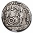 Roman Empire AR Denarius Augustus (27 BC-14 AD) VF NGC