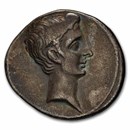 Roman Empire AR Denarius Augustus (27 BC-14 AD) XF (RIC 266)