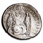 Roman Empire AR Denarius Augustus (27 BC-14 AD) XF