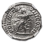 Roman Empire AR Denarius Caracalla (198-217 AD) XF NGC (Vault)