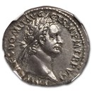 Roman Empire AR Denarius Domitian (81-96 AD) AU NGC RIC II.1 669 Roman Empire AR Denarius Domitian (81-96 AD) AU NGC RIC II.1 669
