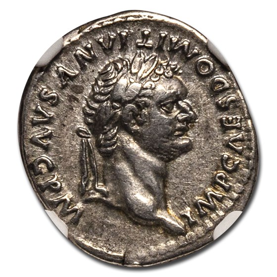 Roman Empire AR Denarius Domitian (81-96 AD) XF NGC (RIC 17) Roman Empire AR Denarius Domitian (81-96 AD) XF NGC (RIC 17)