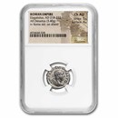 Roman Empire AR Denarius Elagabalus Ch AU NGC (RIC IV 13) Roman Empire AR Denarius Elagabalus Ch AU NGC (RIC IV 13)
