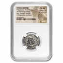 Roman Empire AR Denarius Elagabalus Ch AU NGC (RIC IV 146) Roman Empire AR Denarius Elagabalus Ch AU NGC (RIC IV 146)