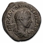 Roman Empire AR Denarius Emp Elagabalus 220-221 XF (RIC IV 28)