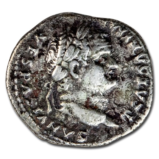 Roman Empire AR Denarius Emp Titus 79-81 AD XF (RIC II 948) Roman Empire AR Denarius Emp Titus 79-81 AD XF (RIC II 948)
