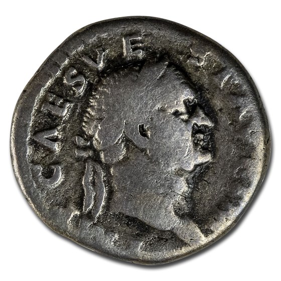 Roman Empire AR Denarius Emp Vespasian (71 AD) AD VG (RIC II 43) Roman Empire AR Denarius Emp Vespasian (71 AD) AD VG (RIC II 43)