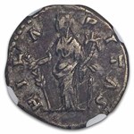 Roman Empire AR Denarius Faustina Jr. (147-75/6 AD) VF NGC