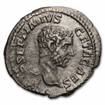 Roman Empire AR Denarius Geta 198-209 AD AU (RIC IV 59a)