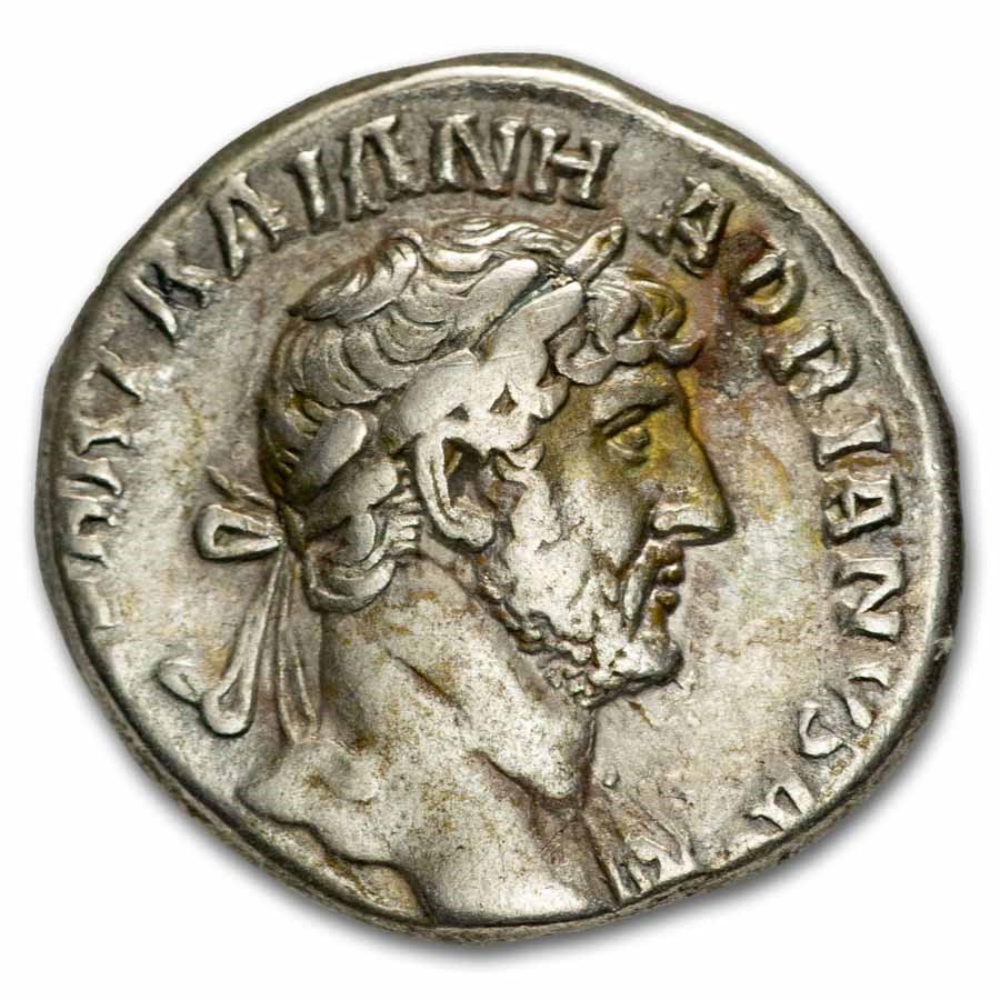 Roman Empire AR Denarius Hadrian (119-122 AD) VF (RIC II 120)