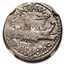 Roman Empire AR Denarius Marc Antony Legion XIII 30 BC Fine NGC