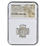 Roman Empire AR Denarius Paulina, Maximus I 236 AD MS (5/5)