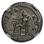 Roman Empire AR Denarius Severus (193-211 AD) XF NGC (Plated)
