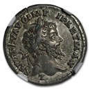 Roman Empire AR Denarius Severus (193-211 AD) XF NGC (Plated)