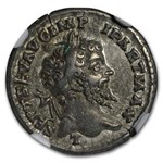 Roman Empire AR Denarius Severus (193-211 AD) XF NGC (Plated)