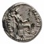 Roman Empire AR Denarius Tiberius 14-37 AD Ch VF (Tribute Penny)