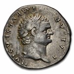 Roman Empire AR Denarius Titus (76 AD) VF (RIC 863)