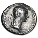 Roman Empire AR Denarius Trajan (98-117 AD) VF (Random Coin)