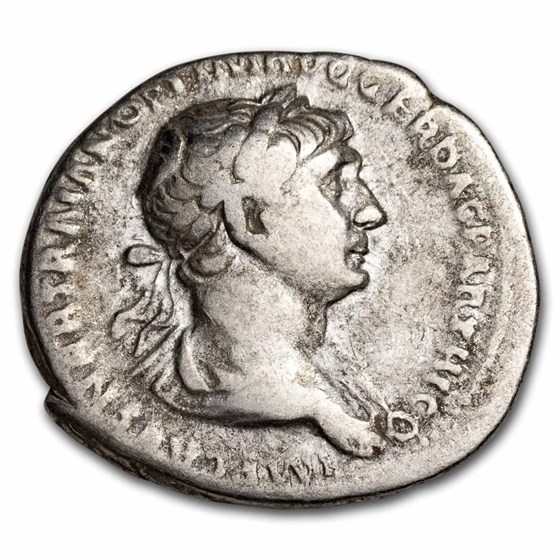 Roman Empire AR Denarius Trajan (98-117 AD) XF (Random Coin) Roman Empire AR Denarius Trajan (98-117 AD) XF (Random Coin)